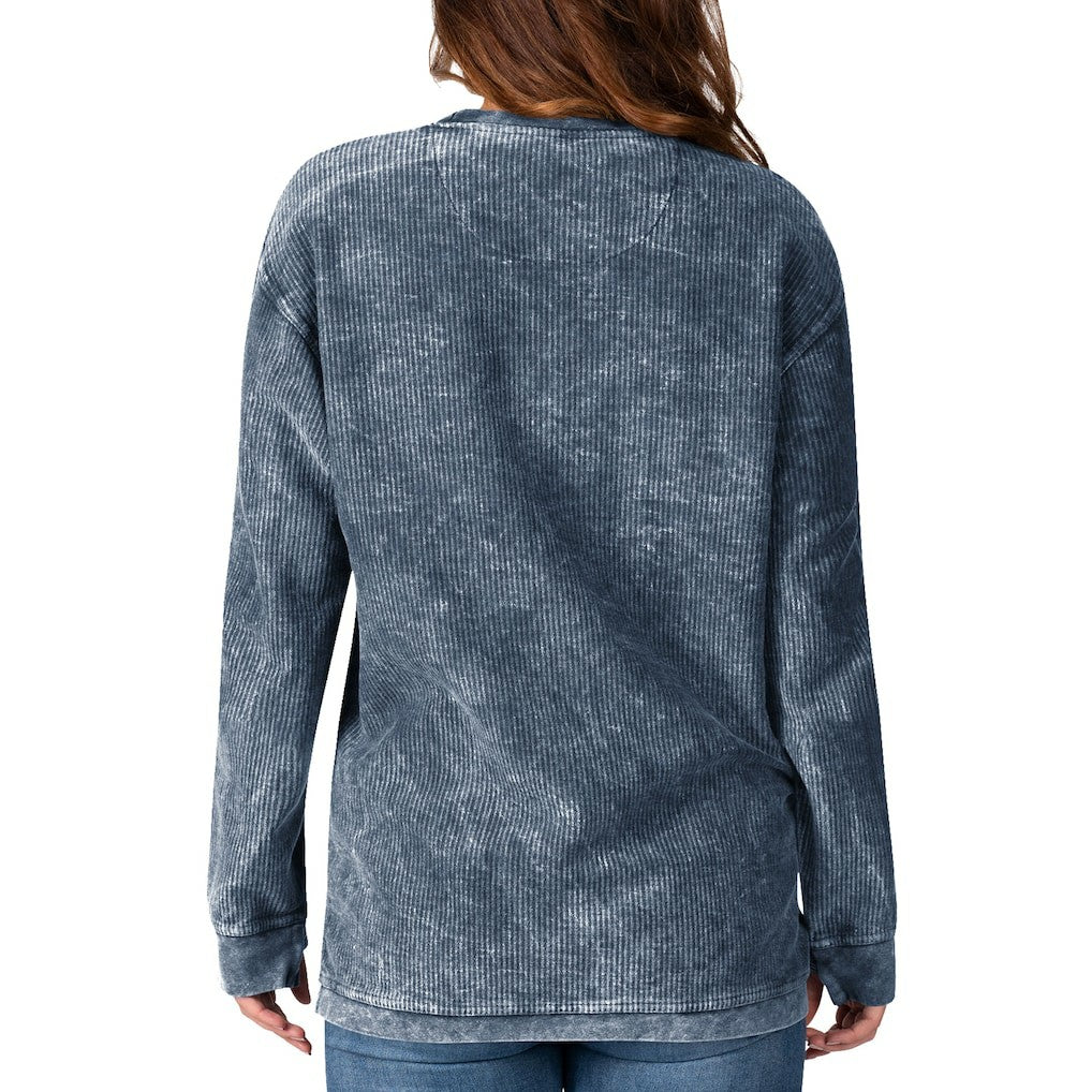 Seattle Seahawks G-III 4Her by Carl Banks Women's Comfy Cord Pullover Sweatshirt College Navy - NFL