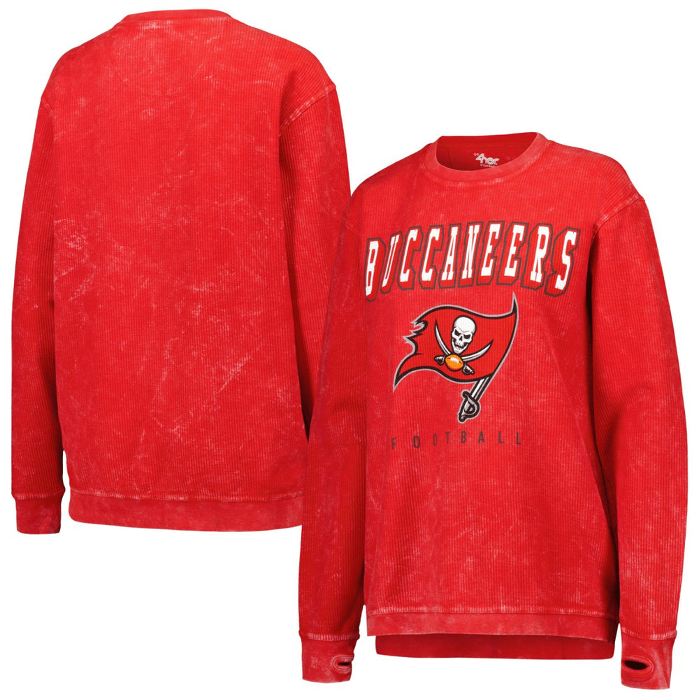 Tampa Bay Buccaneers G-III 4Her by Carl Banks Women's Comfy Cord Pullover Sweatshirt Red - NFL