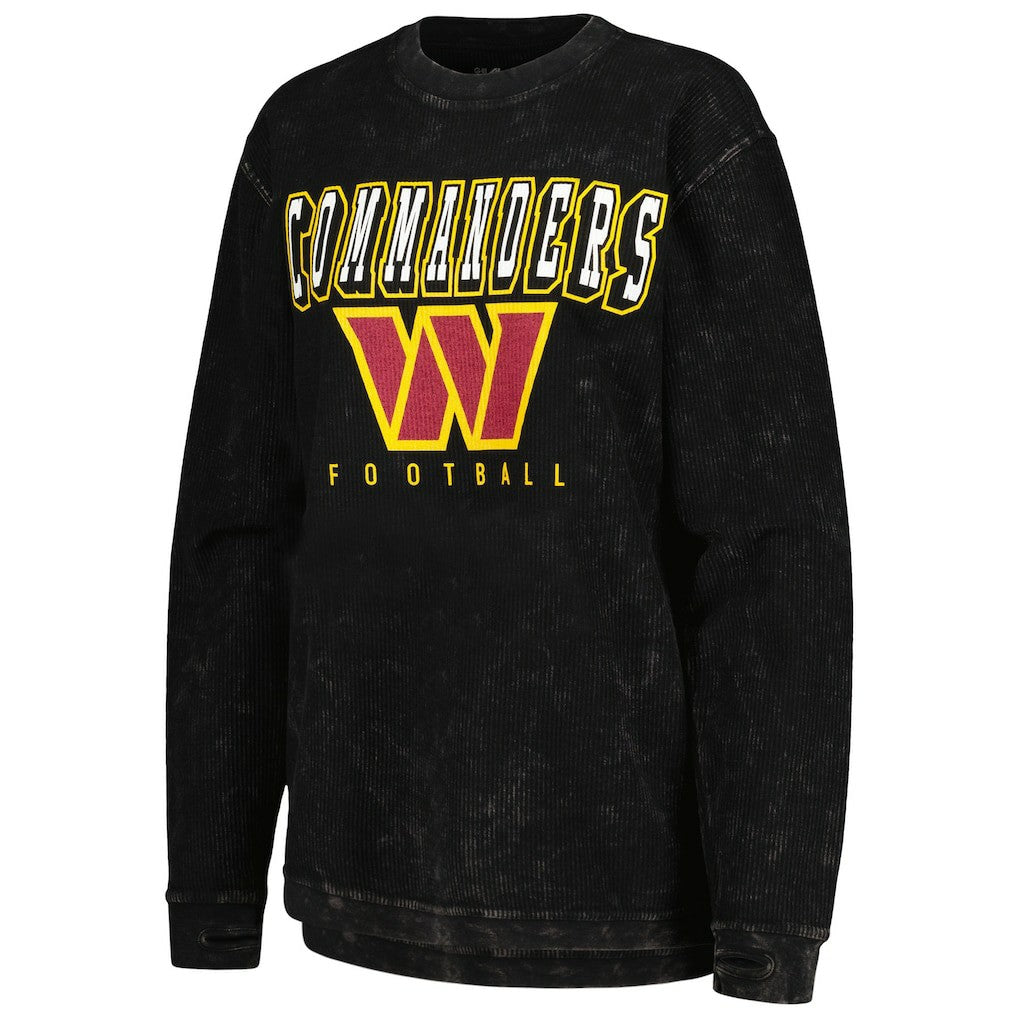 Washington Commanders G-III 4Her by Carl Banks Women's Comfy Cord Pullover Sweatshirt Black - NFL