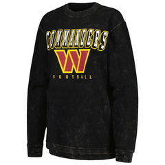 Washington Commanders G-III 4Her by Carl Banks Women's Comfy Cord Pullover Sweatshirt Black - NFL
