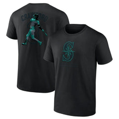 J.P. Crawford Seattle Mariners Double Play Name & Number T-Shirt Clearance