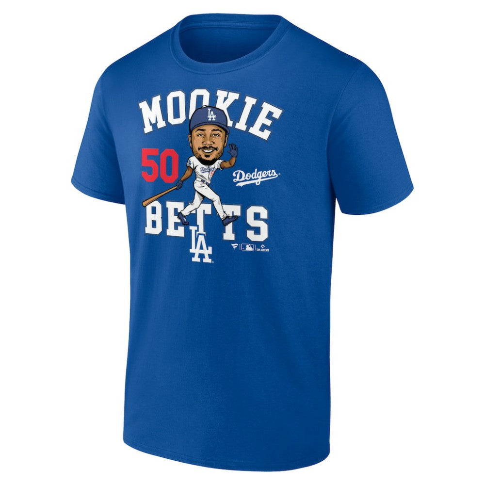Mookie Betts Los Angeles Dodgers Caricature T-Shirt On Sale