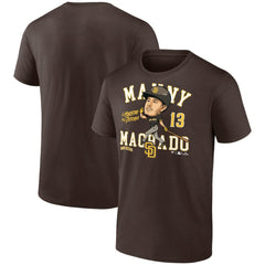 Manny Machado San Diego Padres Caricature T-Shirt for sale