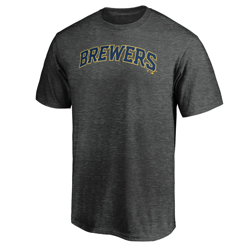 Milwaukee Brewers Official Wordmark T-Shirt Clearance