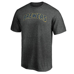 Milwaukee Brewers Official Wordmark T-Shirt Clearance