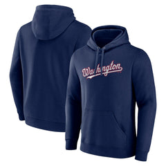 Washington Nationals Official Wordmark Pullover Hoodie Lifestyle
