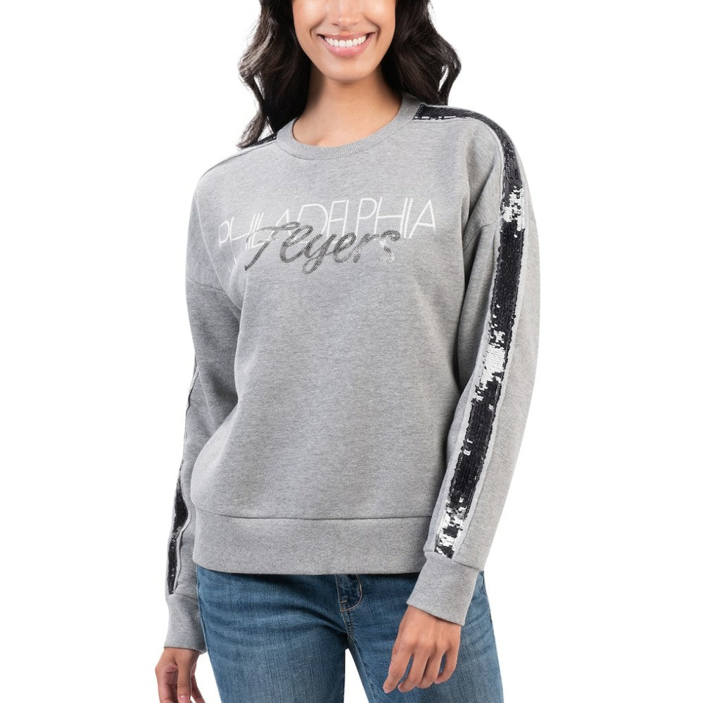 Philadelphia Flyers - G-III 4Her by Carl Banks Women's Penalty Box Pullover Sweatshirt Gray