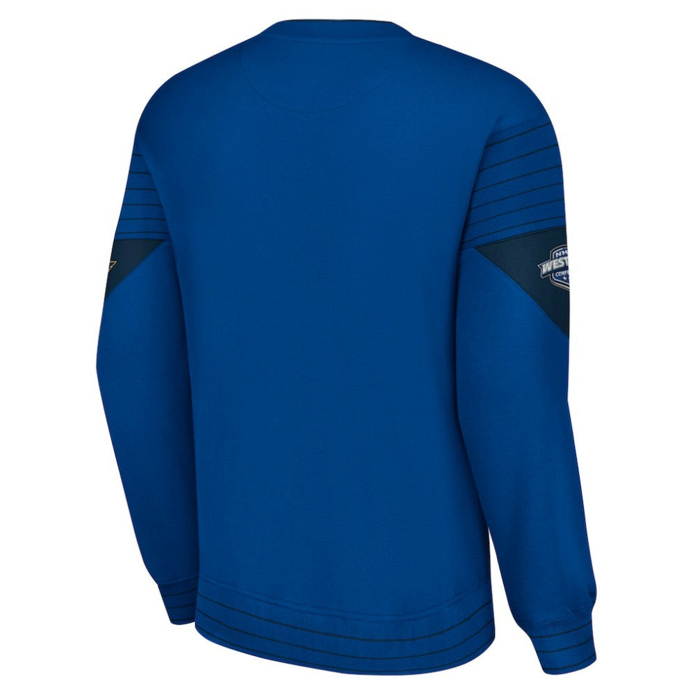 St. Louis Blues - Starter Faceoff Pullover Sweatshirt Blue