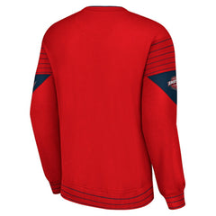 Washington Capitals Starter Faceoff Pullover Sweatshirt Red