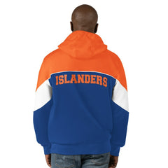 New York Islanders - Starter Power Forward Full-Zip Hoodie Royal/Orange