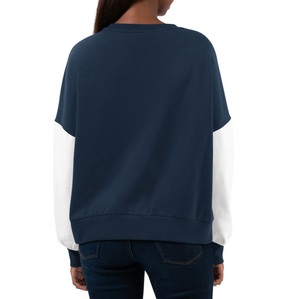 Seattle Kraken G-III 4Her by Carl Banks Women's Team Pride Pullover Sweatshirt Deep Sea Blue