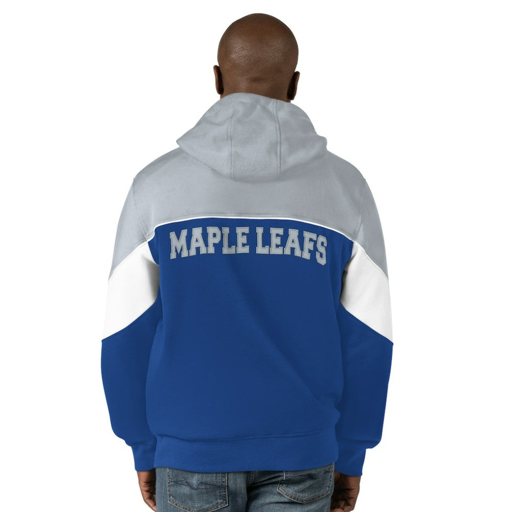 Toronto Maple Leafs - Starter Power Forward Full-Zip Hoodie Blue/Gray