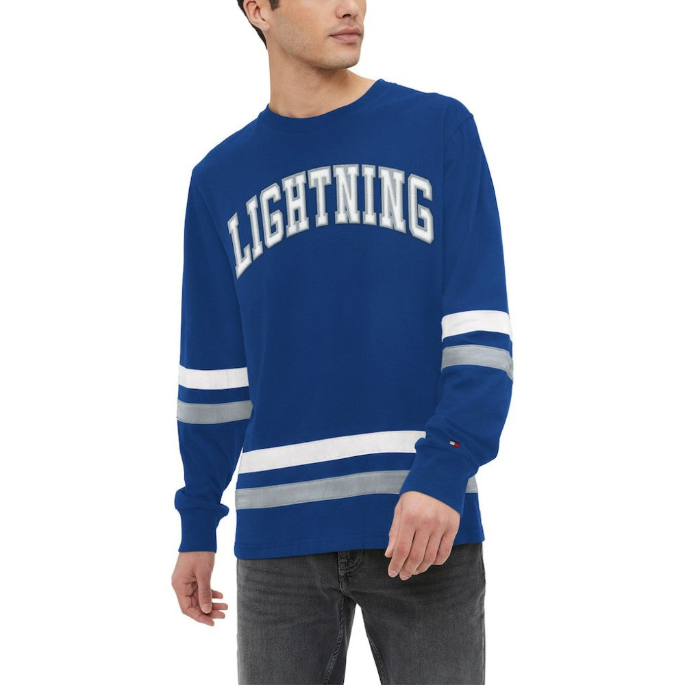 Tampa Bay Lightning - Tommy Hilfiger Nolan Long Sleeve T-Shirt Blue