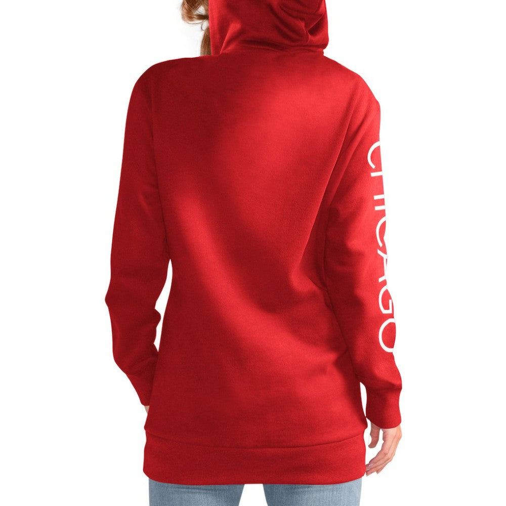 Chicago Blackhawks G-III 4Her by Carl Banks Women's Overtime Pullover Hoodie Red