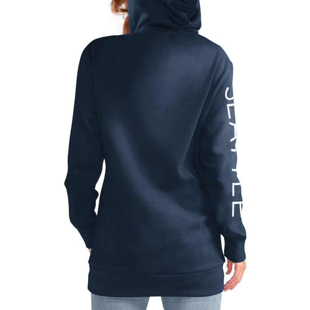 Seattle Kraken G-III 4Her by Carl Banks Women's Overtime Pullover Hoodie Deep Sea Blue