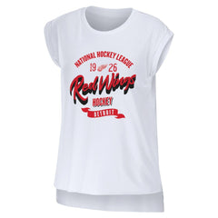 Detroit Red Wings - WEAR by Erin Andrews Women's Domestic Tank Top White