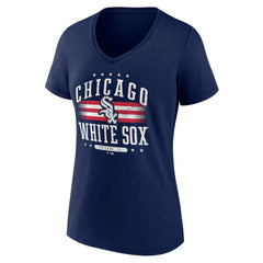 Chicago White Sox Women's Americana Team V-Neck T-Shirt Lifestyle