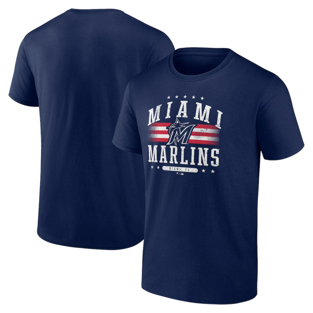 Miami Marlins Americana Team T-Shirt Online