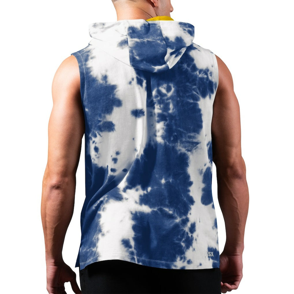 Los Angeles Rams MSX by Michael Strahan Resistance Sleeveless Pullover Hoodie Royal - NFL