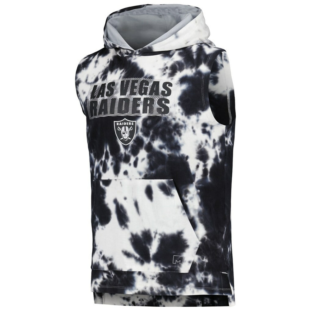 Las Vegas Raiders MSX by Michael Strahan Resistance Sleeveless Pullover Hoodie Black - NFL