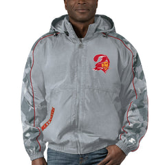 Tampa Bay Buccaneers Starter Thursday Night Gridiron Throwback Full-Zip Jacket Gray - NFL