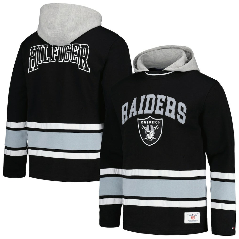Las Vegas Raiders Tommy Hilfiger Ivan Fashion Pullover Hoodie Black - NFL