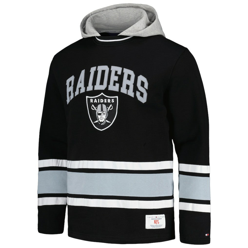Las Vegas Raiders Tommy Hilfiger Ivan Fashion Pullover Hoodie Black - NFL