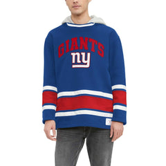 New York Giants Tommy Hilfiger Ivan Fashion Pullover Hoodie Royal - NFL