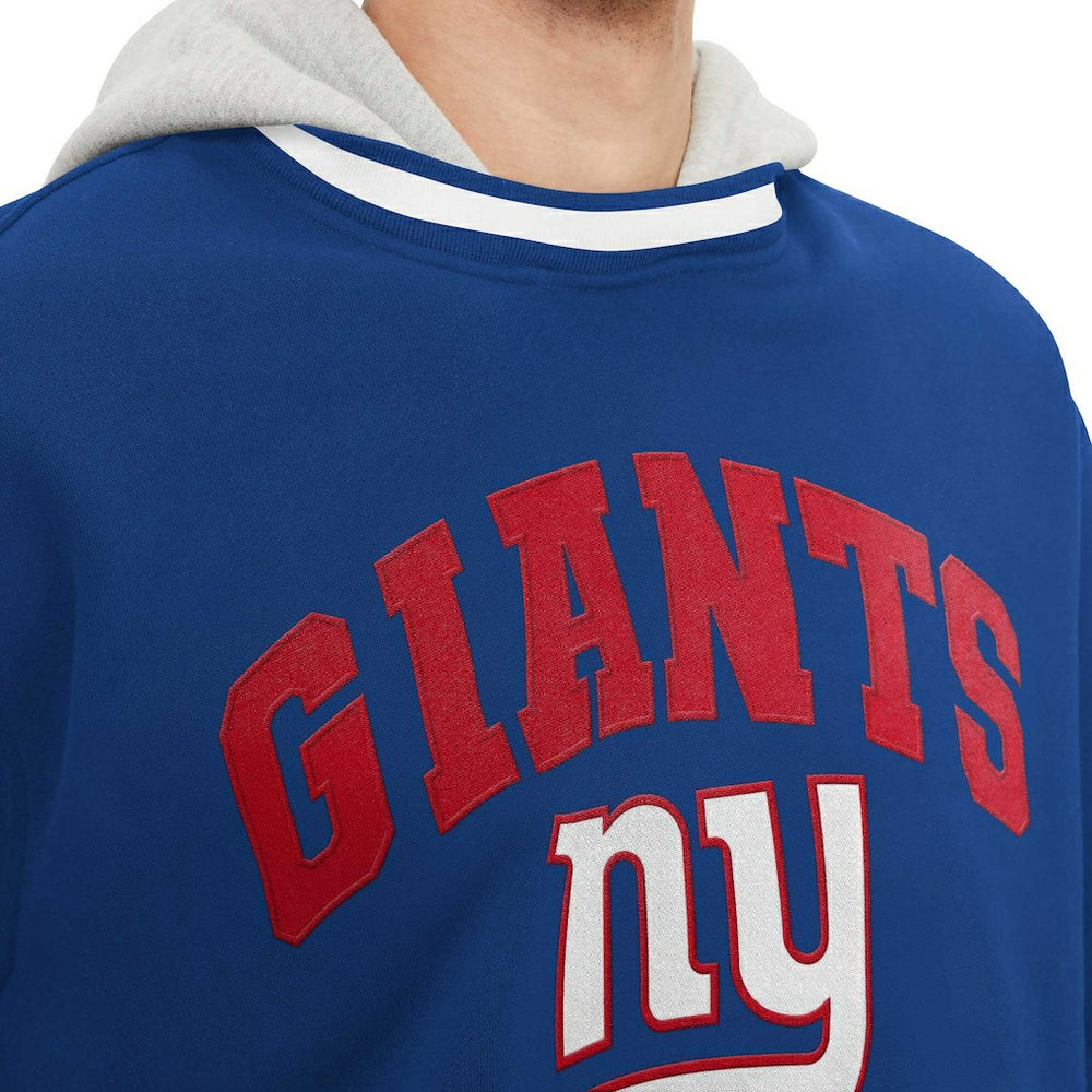 New York Giants Tommy Hilfiger Ivan Fashion Pullover Hoodie Royal - NFL