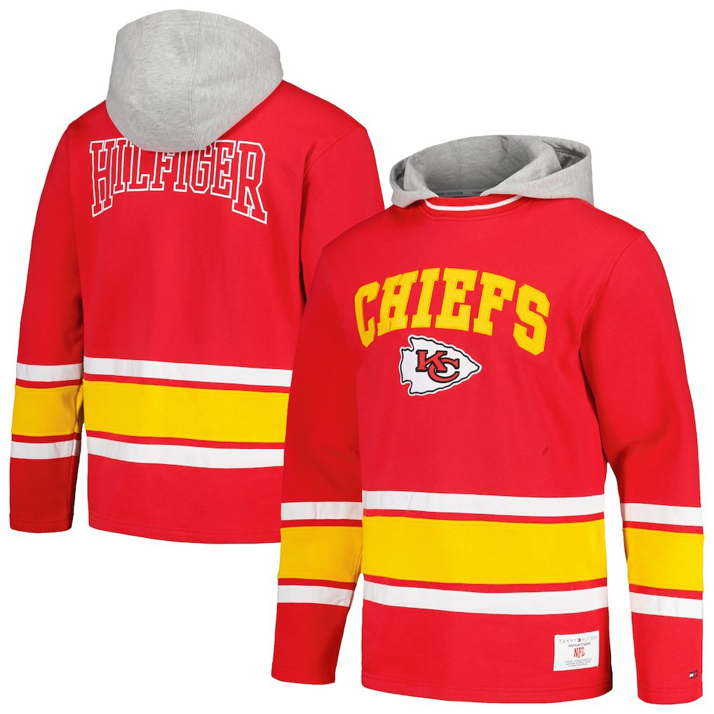 Kansas City Chiefs Tommy Hilfiger Ivan Fashion Pullover Hoodie Red - NFL