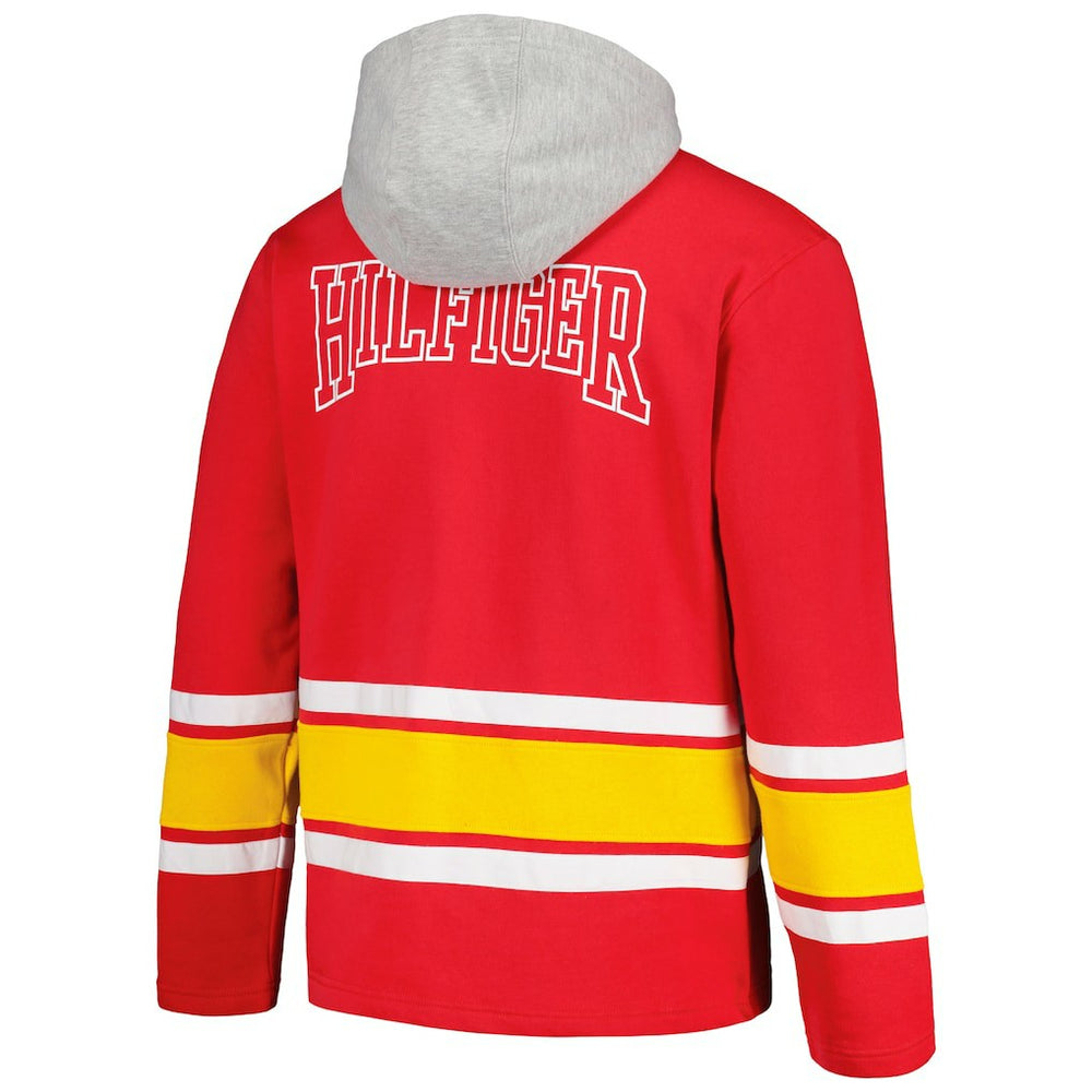 Kansas City Chiefs Tommy Hilfiger Ivan Fashion Pullover Hoodie Red - NFL