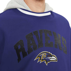 Baltimore Ravens Tommy Hilfiger Ivan Fashion Pullover Hoodie Purple - NFL