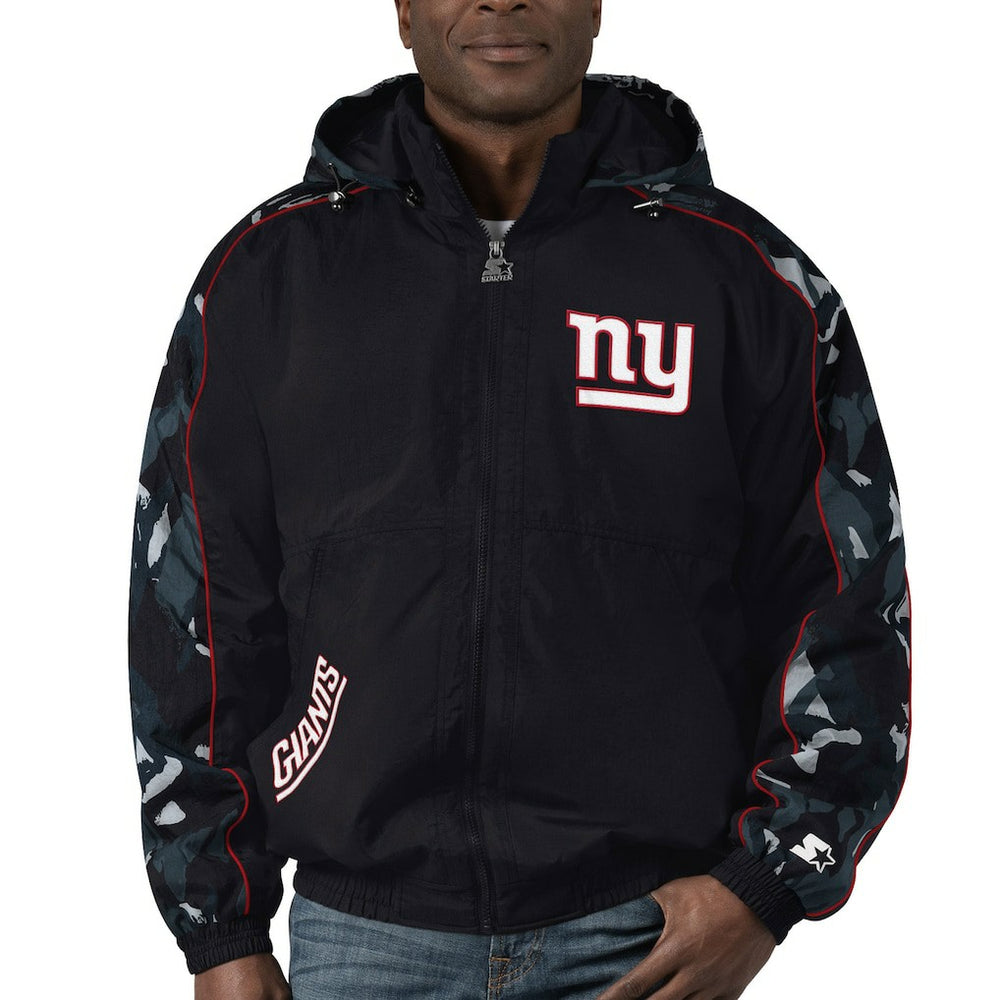 New York Giants Starter Thursday Night Gridiron Full-Zip Hoodie Black - NFL
