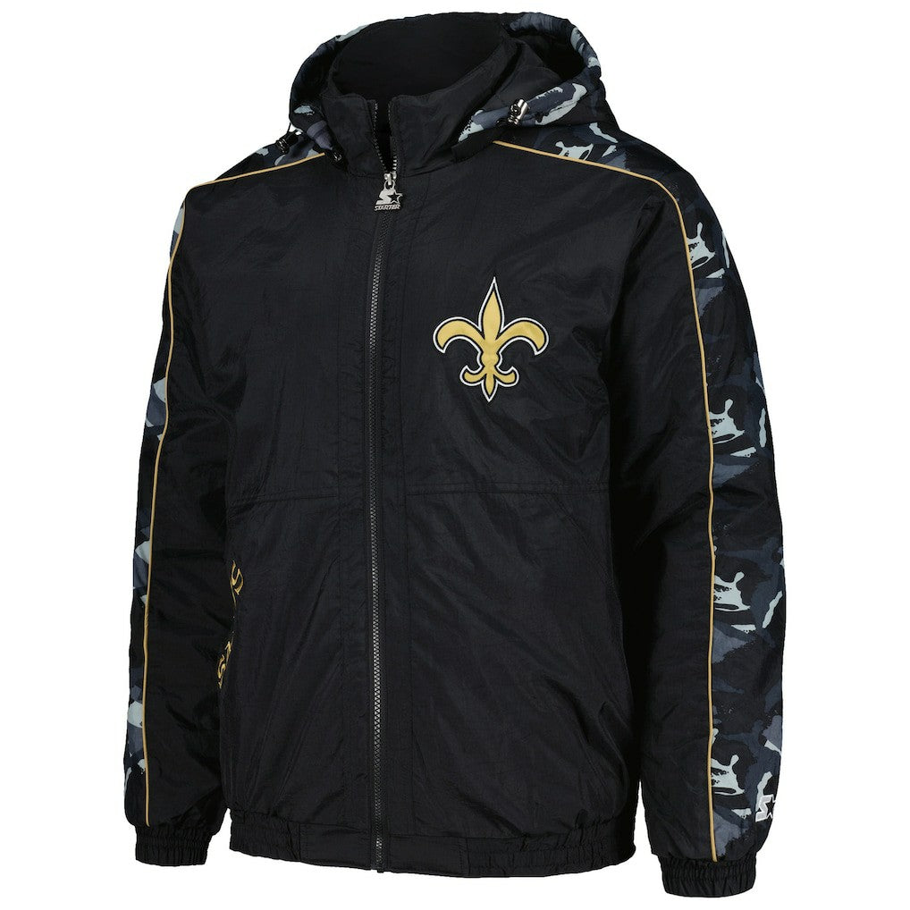 New Orleans Saints Starter Thursday Night Gridiron Full-Zip Hoodie Black - NFL