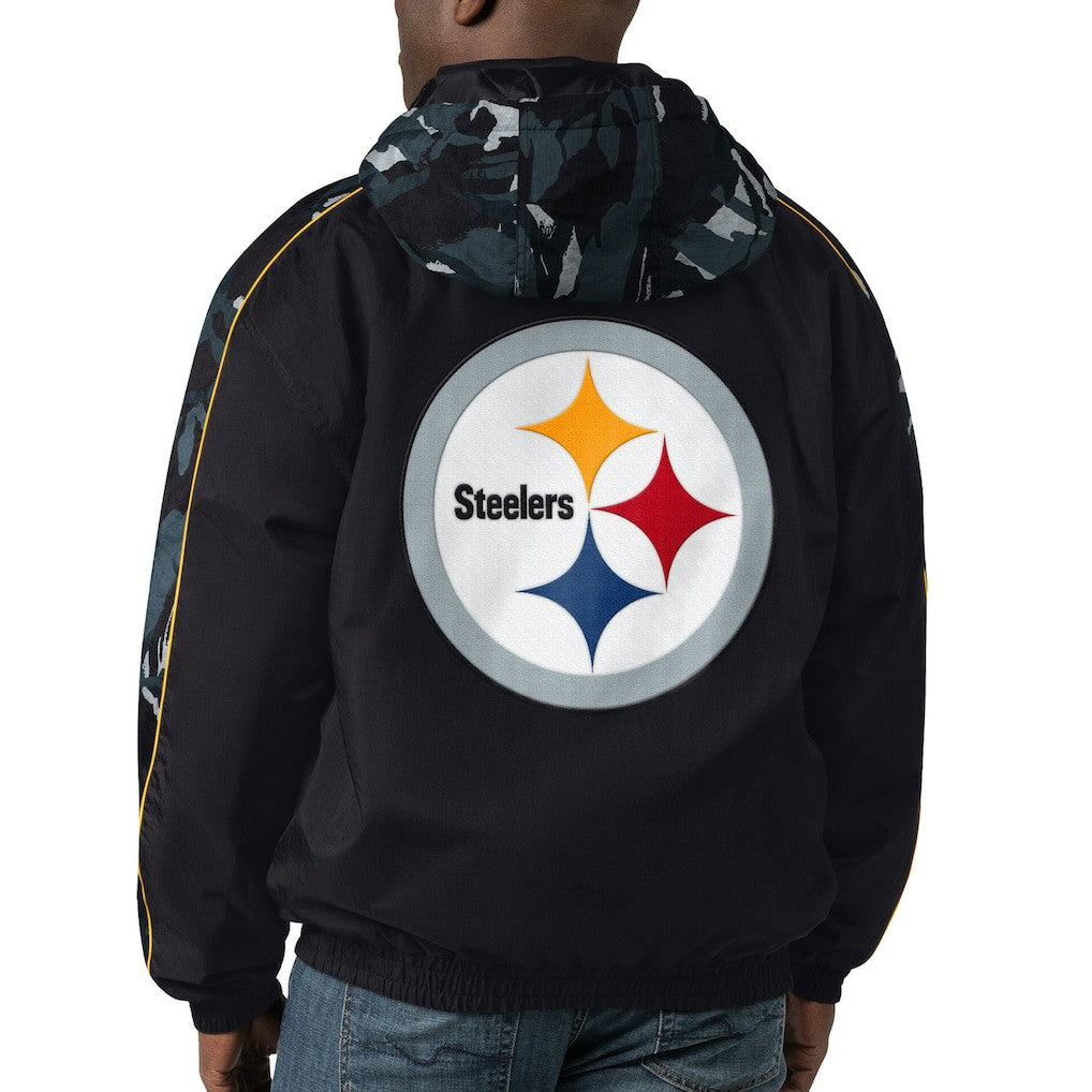 Pittsburgh Steelers Starter Thursday Night Gridiron Full-Zip Hoodie Black - NFL