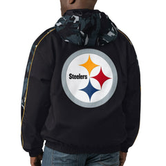 Pittsburgh Steelers Starter Thursday Night Gridiron Full-Zip Hoodie Black - NFL
