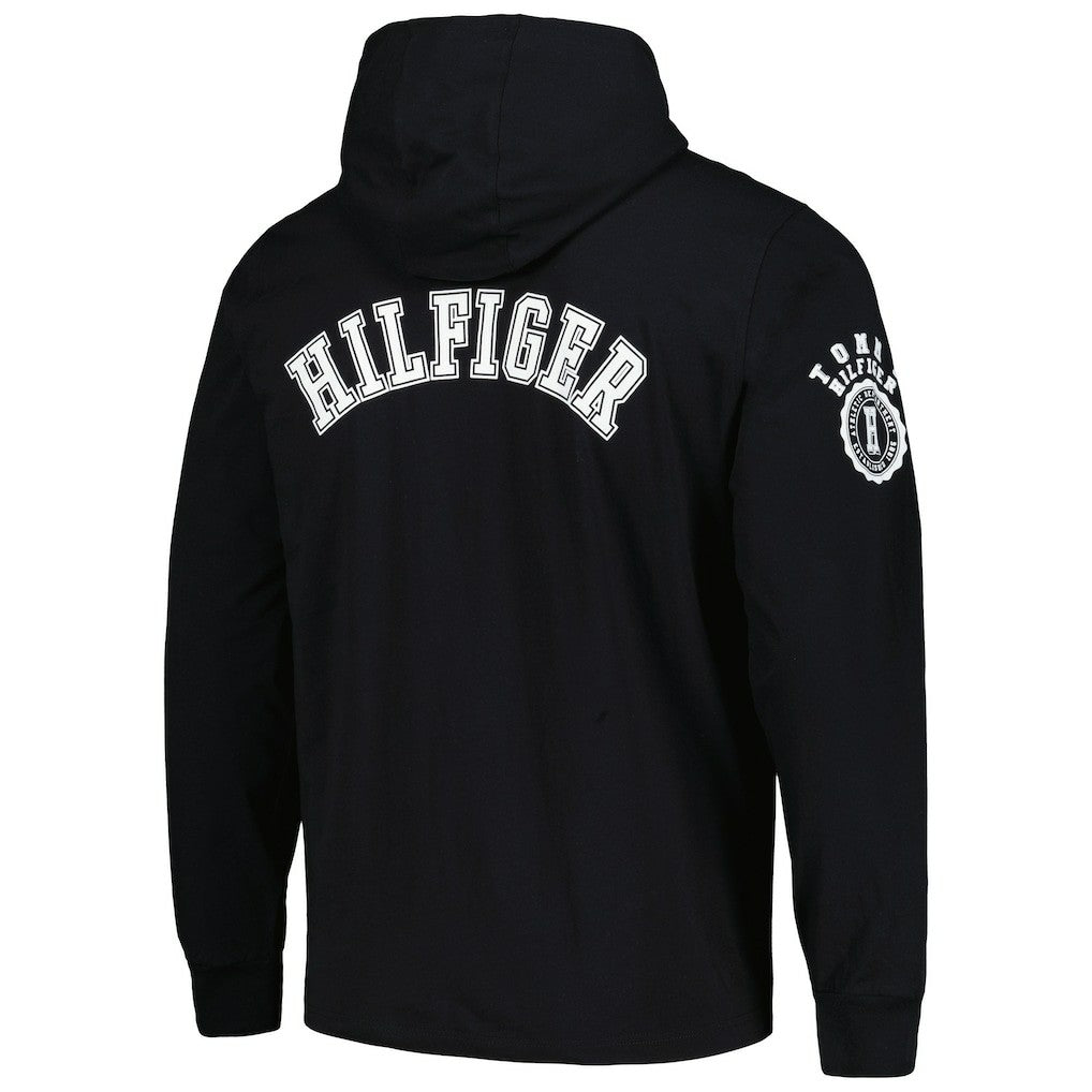 Las Vegas Raiders Tommy Hilfiger Morgan Long Sleeve Hoodie T-Shirt Black - NFL