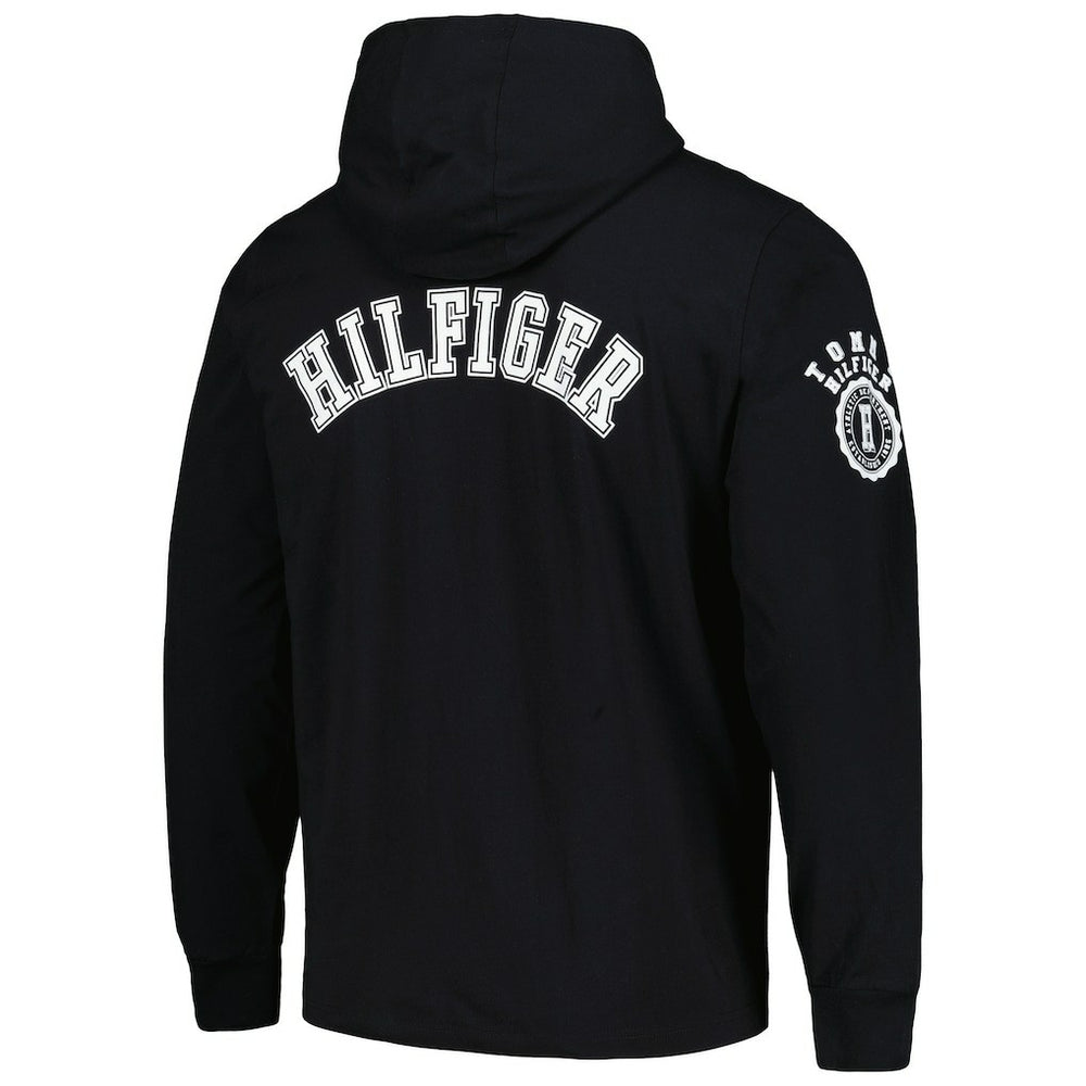 Las Vegas Raiders Tommy Hilfiger Morgan Long Sleeve Hoodie T-Shirt Black - NFL