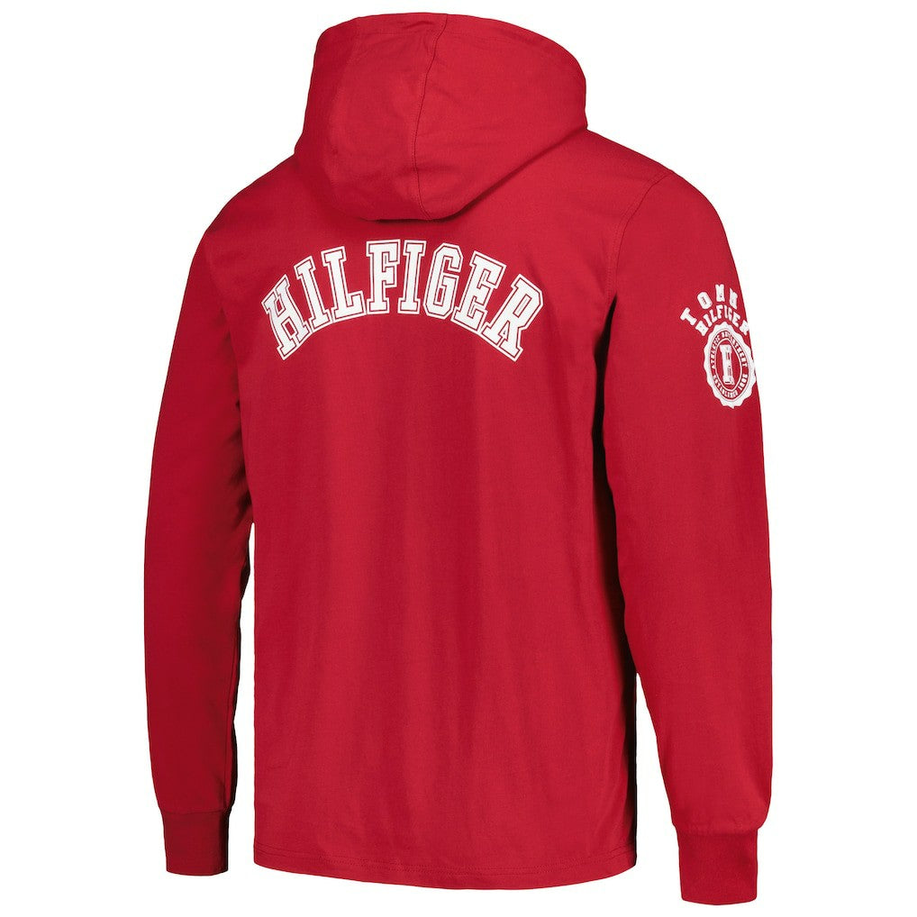 Arizona Cardinals Tommy Hilfiger Morgan Long Sleeve Hoodie T-Shirt Cardinal - NFL