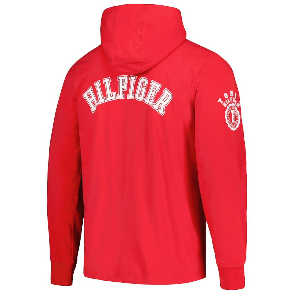 Kansas City Chiefs Tommy Hilfiger Morgan Long Sleeve Hoodie T-Shirt Red - NFL