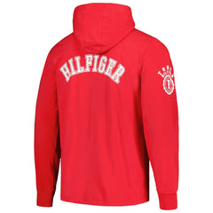 Kansas City Chiefs Tommy Hilfiger Morgan Long Sleeve Hoodie T-Shirt Red - NFL