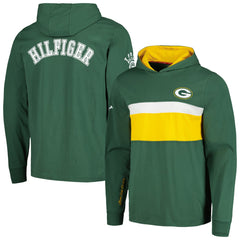 Green Bay Packers Tommy Hilfiger Morgan Long Sleeve Hoodie T-Shirt Green - NFL