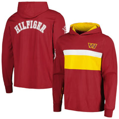 Washington Commanders Tommy Hilfiger Morgan Long Sleeve Hoodie T-Shirt Burgundy - NFL