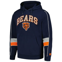 Chicago Bears Starter Captain Pullover Hoodie Navy - NFL
