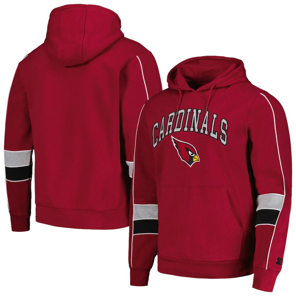 Arizona Cardinals Starter Captain Pullover Hoodie Cardinal - NFL