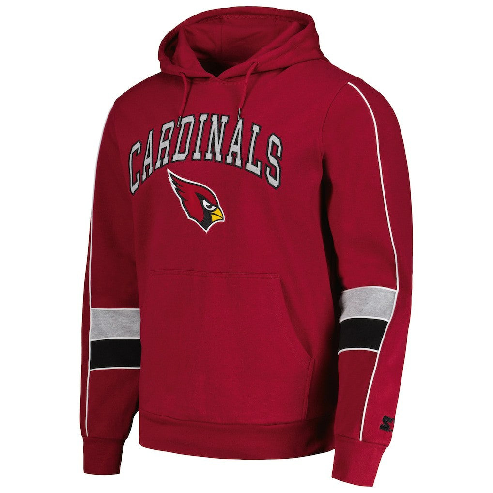 Arizona Cardinals Starter Captain Pullover Hoodie Cardinal - NFL