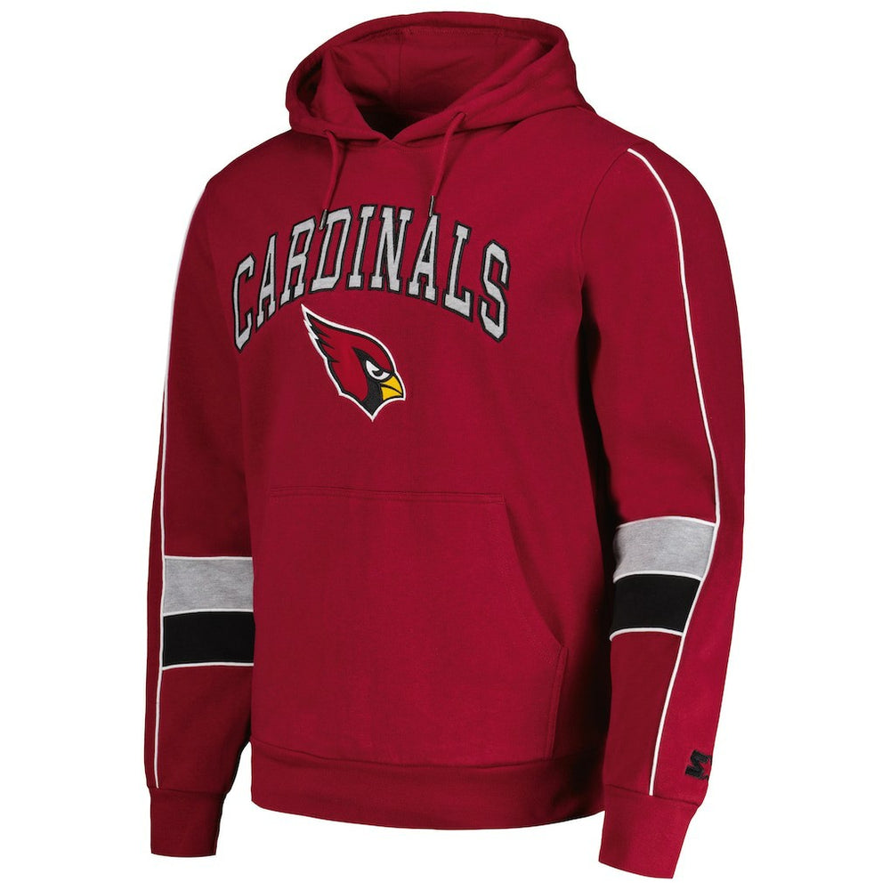 Arizona Cardinals Starter Captain Pullover Hoodie Cardinal - NFL