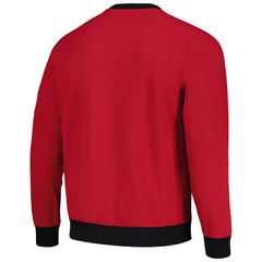 Arizona Cardinals Tommy Hilfiger Reese Raglan Tri-Blend Pullover Sweatshirt Cardinal - NFL