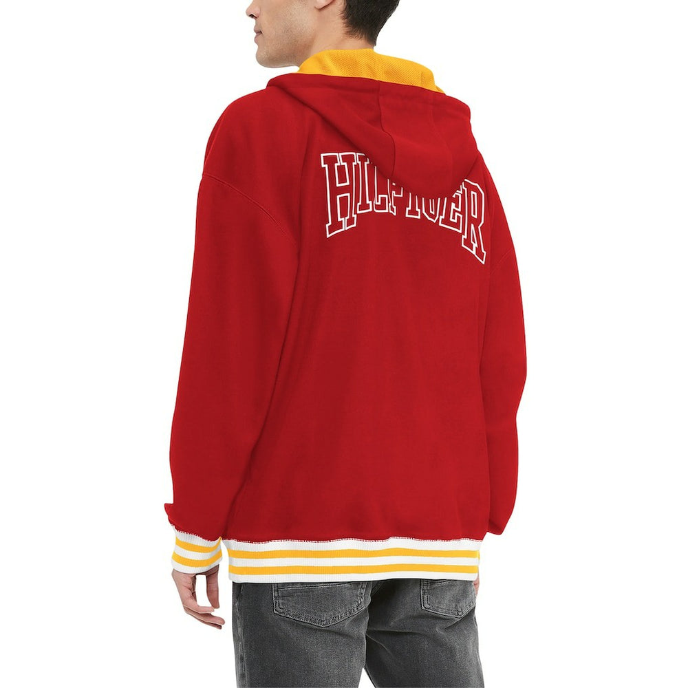 Kansas City Chiefs Tommy Hilfiger Aaron Quarter-Zip Hoodie Red - NFL