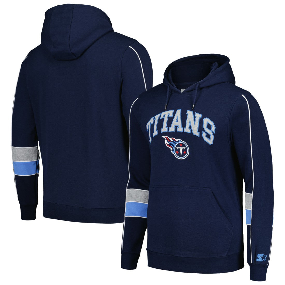 Tennessee Titans Starter Captain Pullover Hoodie Navy - NFL